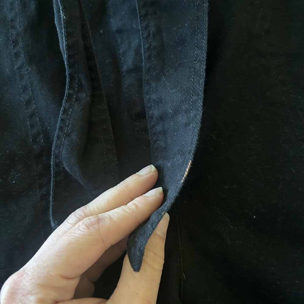 Cotton Twill Jumpsuit black - Picture 6 of 10